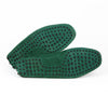 TOD's Men's Green Suede Leather Mocassin Loafers sz 9.5
