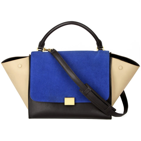 Céline Medium Trapeze Tri-Color Expandable Tote Bag
