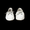 Tod's Men's White Leather Mocassin Loafers sz 8.5