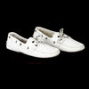 Tod's Men's White Leather Mocassin Loafers sz 8.5
