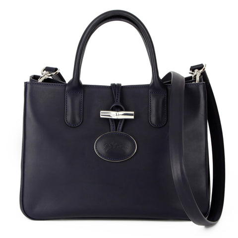 Longchamp Roseau Navy Satchel & Shoulder Bag