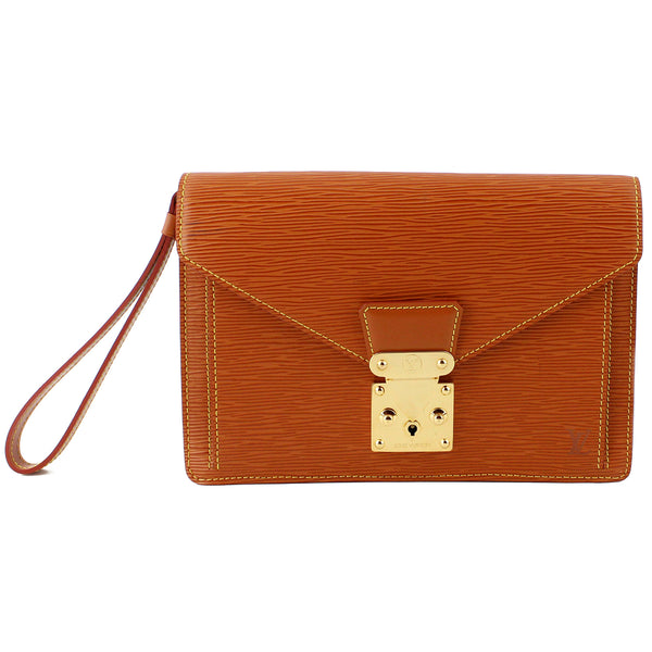 Louis Vuitton Epi Copango Gold Dragonne Clutch