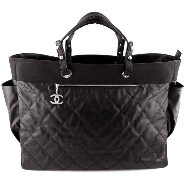 Chanel Biarritz XL Waterproof Canvas Weekender Tote