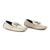 Louis Vuitton Taupe Grey Leather Loafers sz 8