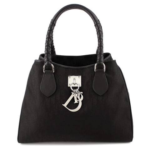 Dior Signature Canvas D-Charm Satchel