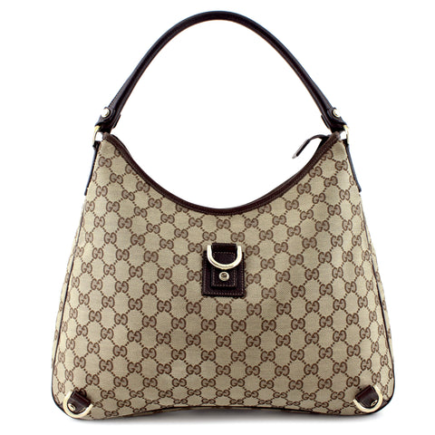 Gucci GG Canvas Large Abbey D-Ring Hobo
