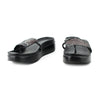 Donald J Pliner Python Print Platform Thong Sandals sz 9