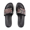 Donald J Pliner Python Print Platform Thong Sandals sz 9