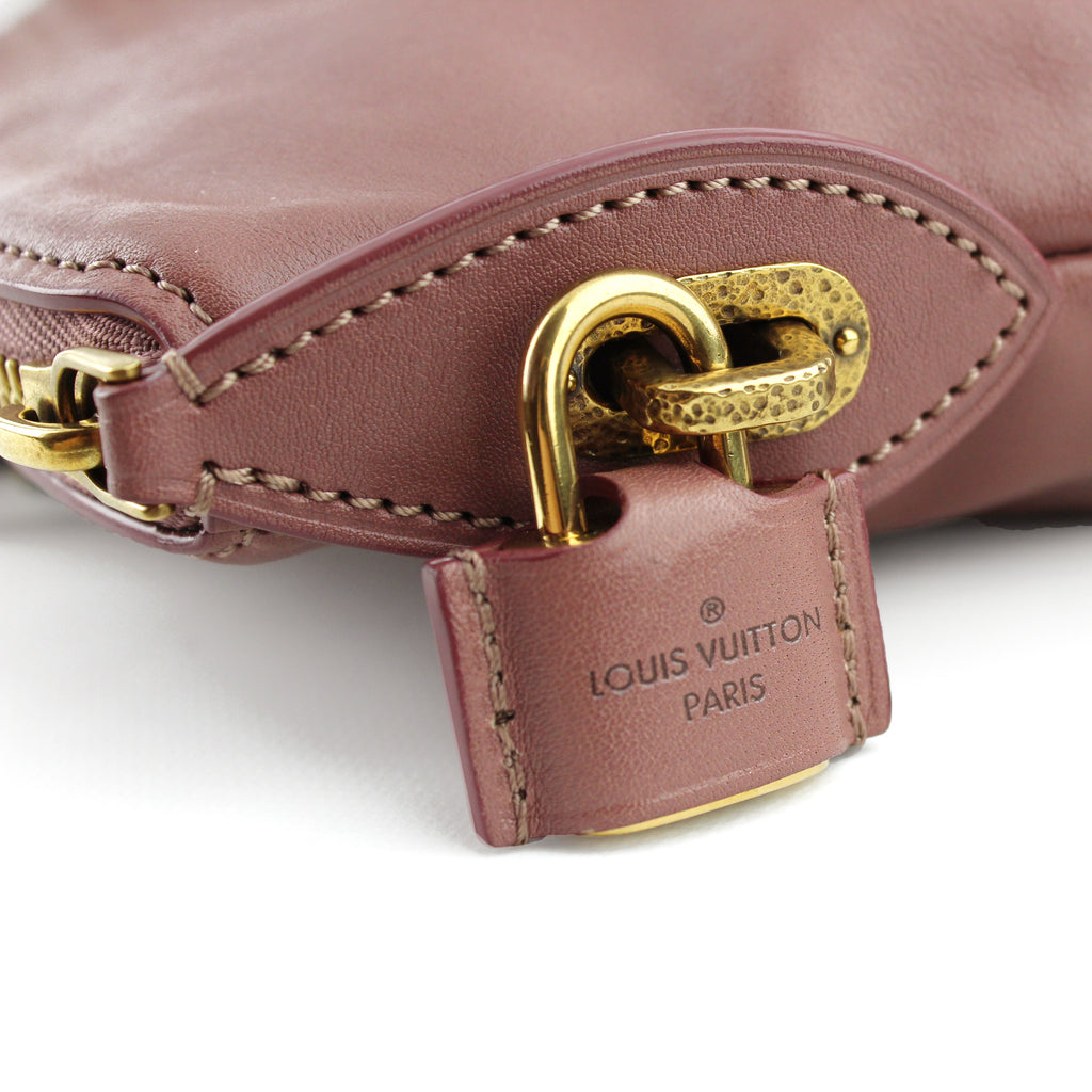  Louis Vuitton Rose Cuir Boudoir Double Handle