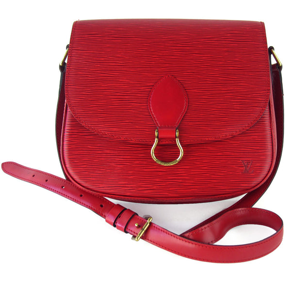 Louis Vuitton Red Epi Saint-Cloud GM