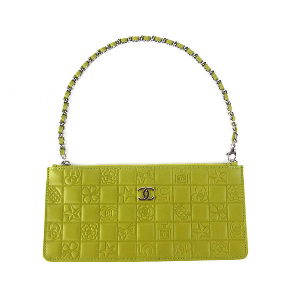 Chanel Motif Chain Clutch & Wristlet