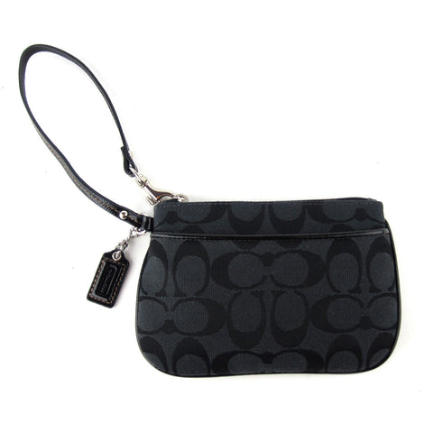 Coach Small Signature Wristlet Clutch