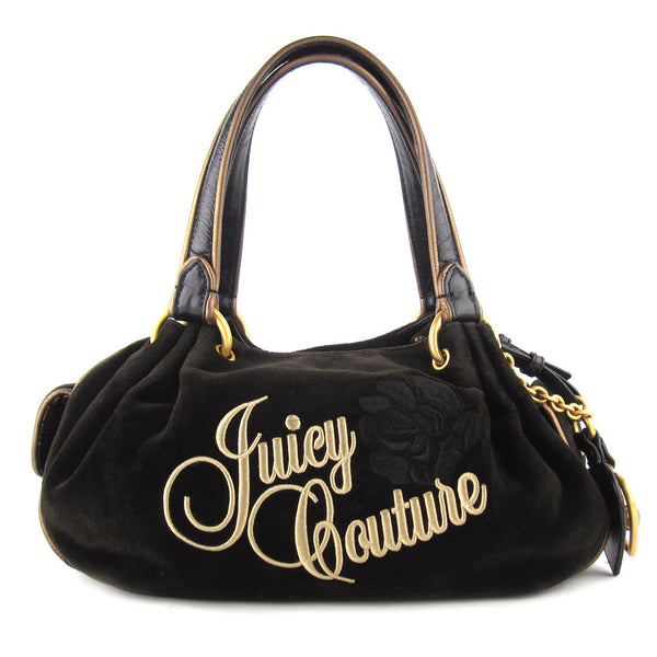 Juicy Couture Med Velour Shoulder Bag