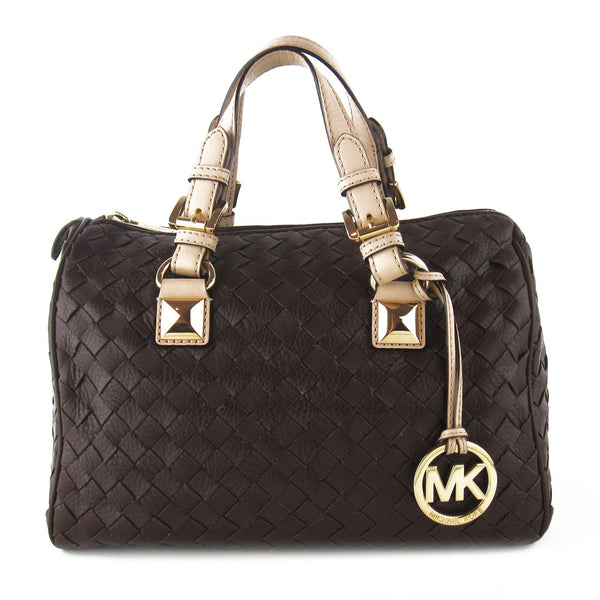Michael Kors Woven Speedy Grayson