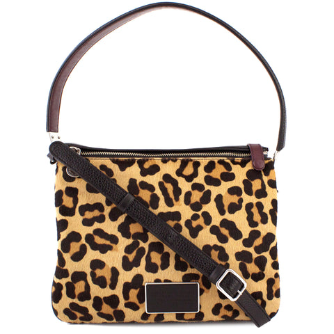Marc by Marc Jacobs Ligero Leopard Calf Hair Shoulder Bag
