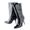 Lanvin Dark Navy Patent Boots sz 40.5