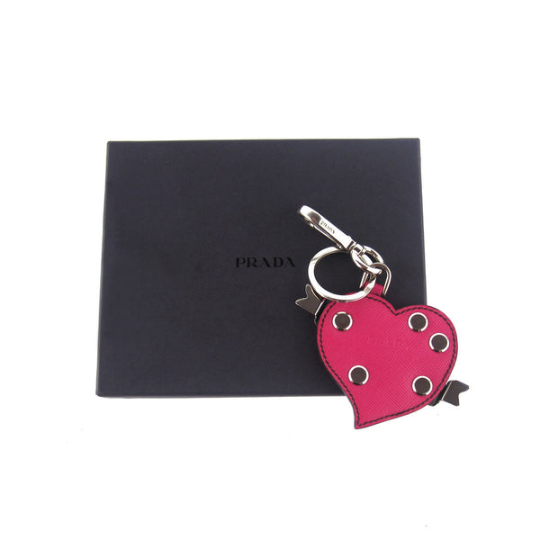 Prada Tessuto Heart Charm