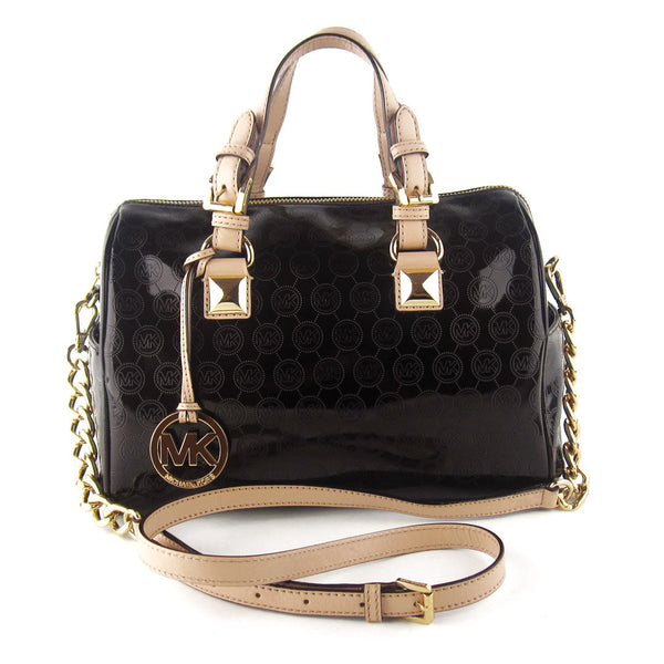 Michael Kors Patent Grayson Satchel