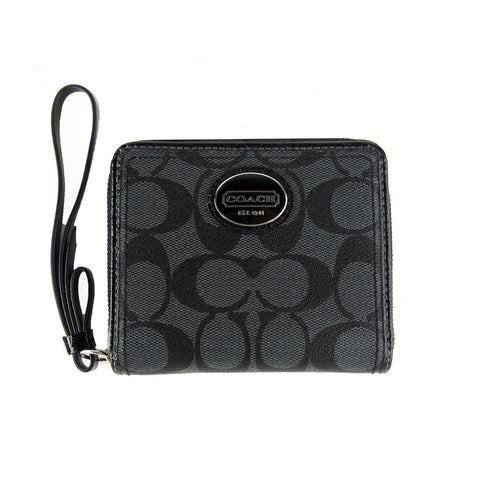 Coach Coated Canvas Zip Wallet
