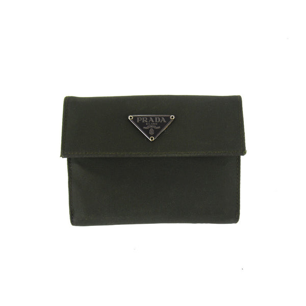 Prada Tessuto Bifold Wallet - Olive
