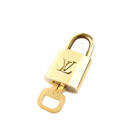 Louis Vuitton Brass Lock & Key #328
