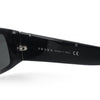 Prada Unisex Black Shield Sunglasses