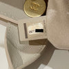Chanel Deauville Small Studded Ivory Tote