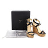 Guiseppe Zanotti Patent Strap Platform Wedges sz 39.5/9