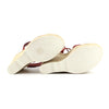 YSL Dark Orange Malo Wedge Platform Sandals sz 39.5/9