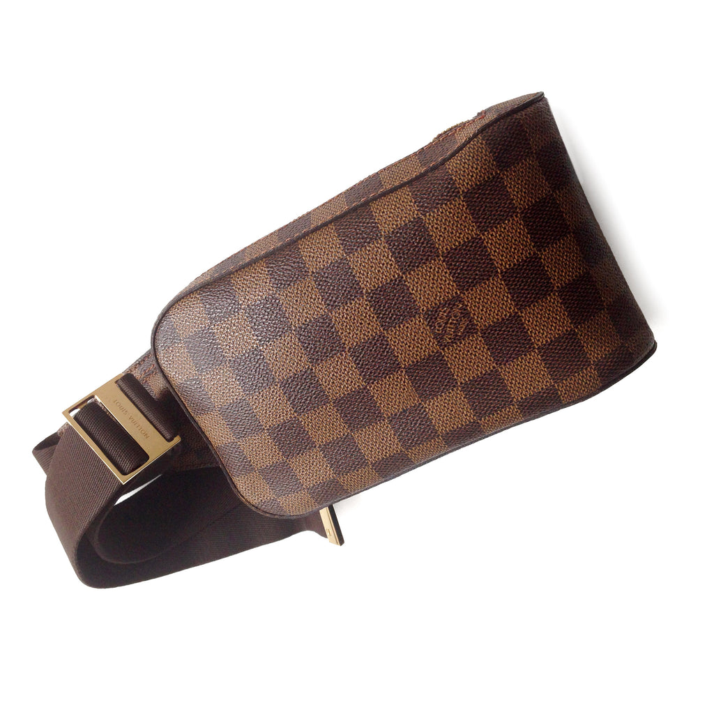  Louis Vuitton Damier Ebene Geronimos Cross-Body Belt Bag