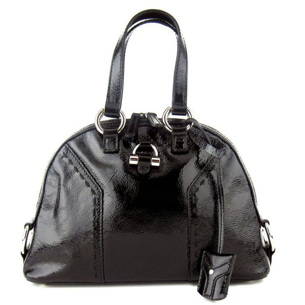 Yves Saint-Laurent Mini Muse Patent Satchel