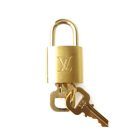 Louis Vuitton Brass Lock & Keys #306