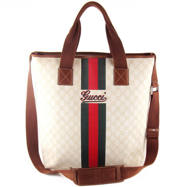 Gucci XL Coated GG Canvas Messenger