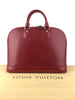 Louis Vuitton Epi Rubis Red Alma PM Satchel