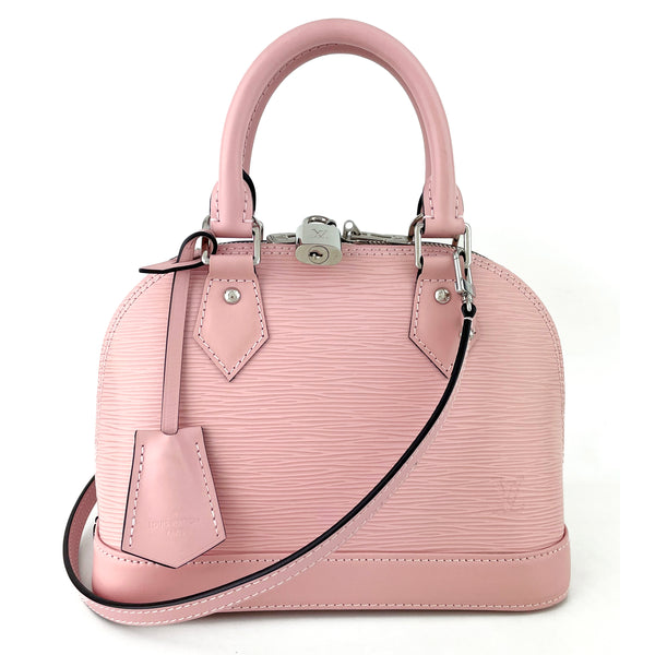 Louis Vuitton Pink Epi Alma BB Satchel & Crossbody