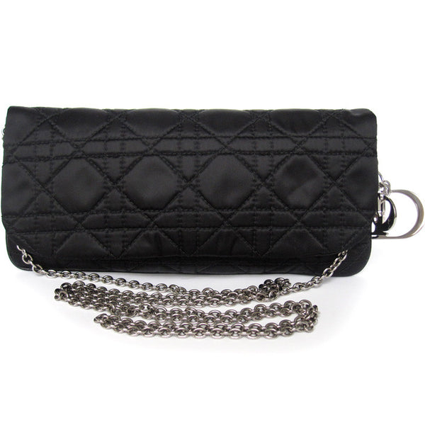Dior Satin Cannage Small Clutch Purse