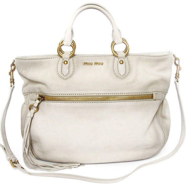 Miu Miu Suede Shopping Tote - NEW
