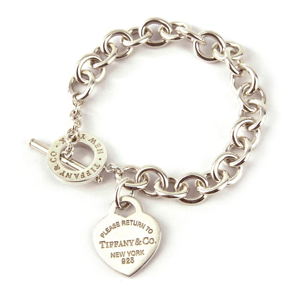 Tiffany & Co 'Return To' Silver Heart Bracelet