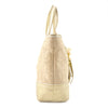 Coach Natural Signature Canvas & Metallic Gold Poppy Tote