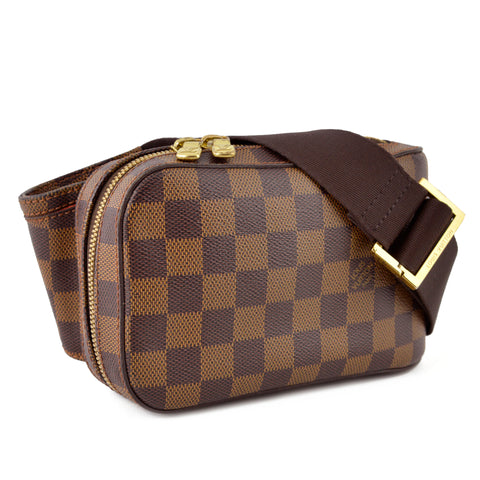 Louis Vuitton Damier Ebene Geronimos Crossbody Sling Belt Bag