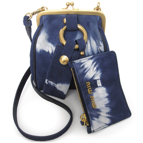 Miu Miu Cross-Body Suede Pouch