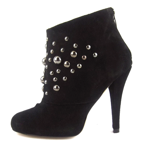 Zara Suede Studded Booties sz 36