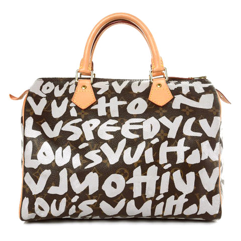 Louis Vuitton Stephen Sprouse Graffiti Speedy 30 - Silver