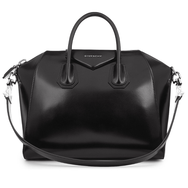 Givenchy Antigona Medium Glazed Leather Satchel & Shoulder Bag