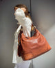 Gucci Braided Bamboo Tassel Brown Leather Hobo
