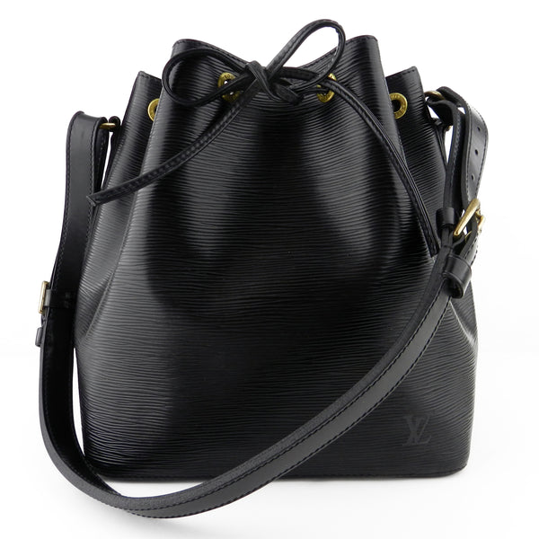 Louis Vuitton Black Epi Leather Petit Noé Shoulder Bag