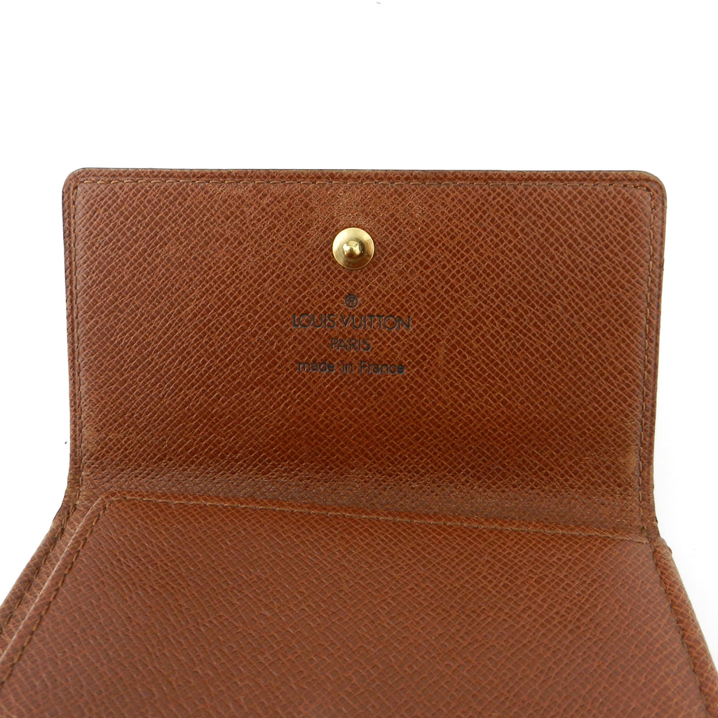 Louis Vuitton Brown Monogram Elise Snap Double Sided Square Compact 3lk1210  For Sale at 1stDibs