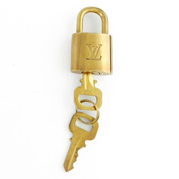 Louis Vuitton Brass Lock & Keys #309