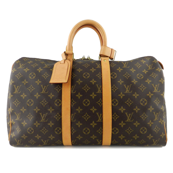Louis Vuitton Monogram Keepall 45 Carryall Duffle Bag