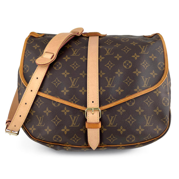 Louis Vuitton Monogram Samur 35 Messenger Bag
